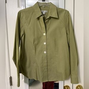 Olive Green Button Down